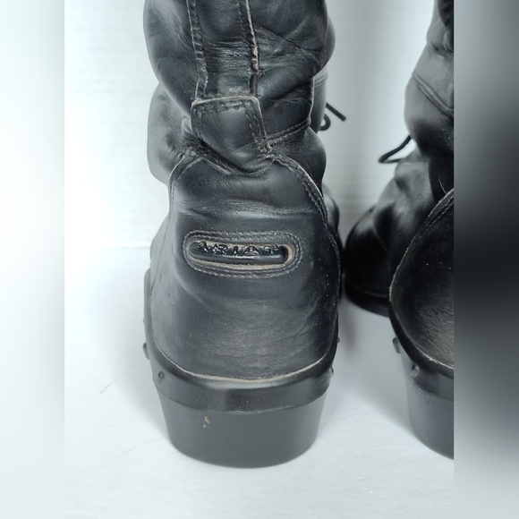 Ariat Equestrian Riding Boots 9.5 Tall Height Full Calf Black ATS Equipped Boots - Picture 8 of 17